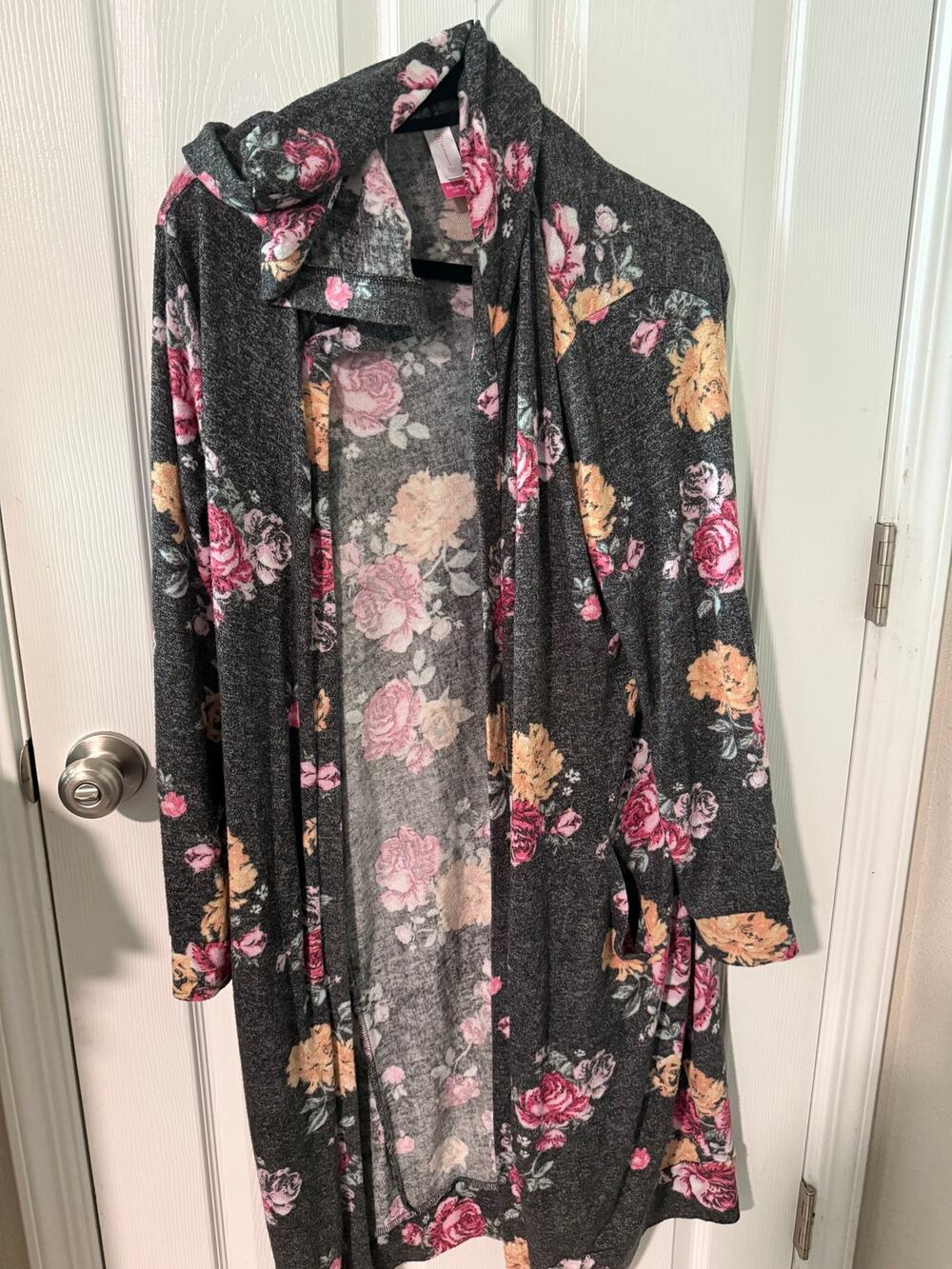 No Boundaries XXL Floral Duster Long Cardigan
